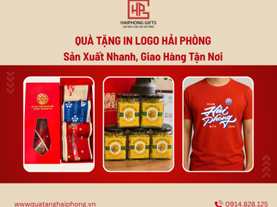 Quà Tặng In Logo Hải Phòng – Sản Xuất Nhanh, Giao Hàng Tận Nơi